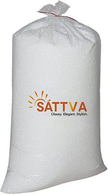 SATTVA Classy.Elegant.Stylish Beans Refill Pack 1 KG Fillers for Bean Bag