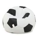 SATTVA XXXL Football Bean Bag Filled with Beans – White & Black...