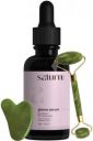 saturn by ghc Glow Serum For Skin With Jade Roller Face Massager and Gua Sha...