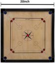 satya sports Matt Finish Club Carrom Board Only For kid's (SIZE-20Inch) 50.8 cm Carrom Board (Multicolor)...