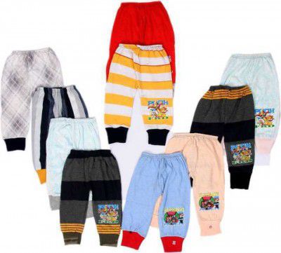 sauscony  Track Pant For Baby Boys & Baby Girls  (Multicolor, Pack of 10)