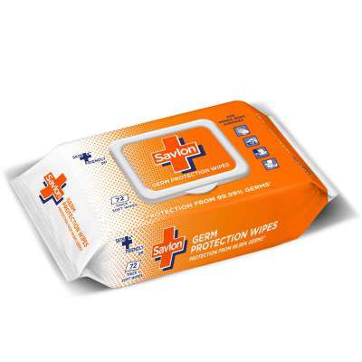 Savlon Germ Protection Wet Wipes - 72 Wipes