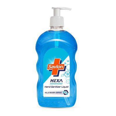 Savlon Hexa Advanced Hand Sanitizer Liquid Pump Pac| 70% Alcohol based with Chlorhexidine Gluconate | 500ml