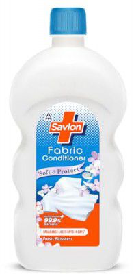 Savlon Soft & Protect, Fabric Conditioner 890 ml/1000ml, Fresh Blossom, Fresh Fragrance Lasts Up to 14 days, Gentle & Safe on Clothes, No Bleach