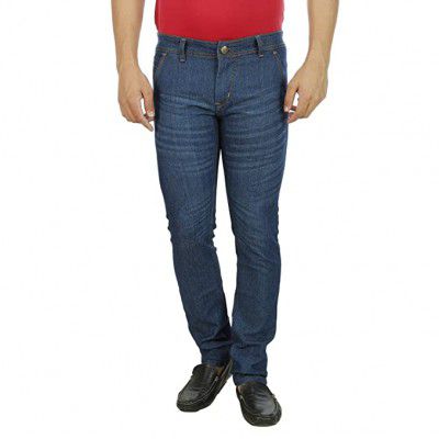 SAVON Mens Jeans Offer Deal Slim Fit Regular Waist