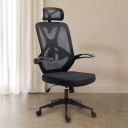 SAVYA HOME Troy High Back Ergonomic Office Chair Black...