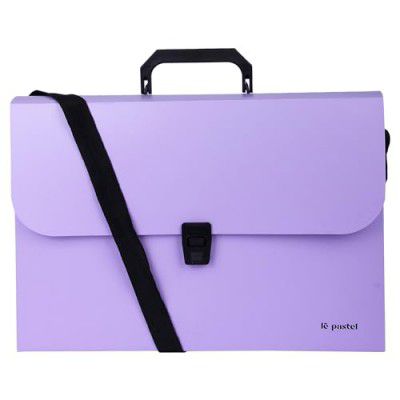 SAYA Pack of 2 Document Case with Handle & Lock FS (Blue)