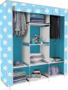 SB07 Baby Paw Print PP Collapsible Wardrobe  (Finish Color - Sky Blue Finish, DIY(Do-It-Yourself))...