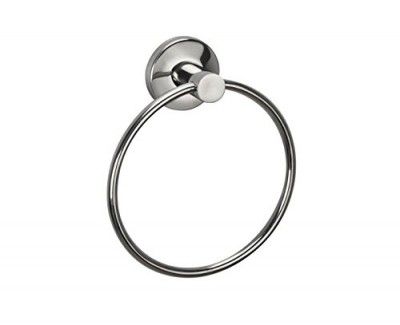 SBD Stainless Steel Bathroom Towel Ring | Napkin Holder | Towel Hanger | Towel Ring for Bathroom Chrome Finished (Towel Ring, Round)