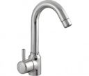 SBD Swan Neck Tap for Kitchen/Bathroom Cubix,Table/Deck Mounted(Chrome Finished)...
