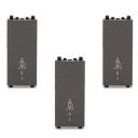 Schneider Electric Zencelo India-2 Module Illuminated switch with make My Room - (Pack of 3)...