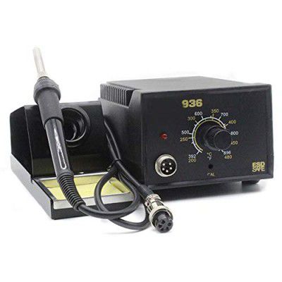 SCHOFIC 936 Rework Soldering Station SMD Desoldering Solder Iron Handle ESD Soldering Kit Soldering Machine Soldering Iron Kit Soldering Stand