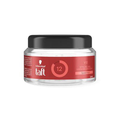 Schwarzkopf TAFT Power V12 Hair Gel With Speed Hold Technology - 250ML | Fast Drying formulation | Moisturising formula