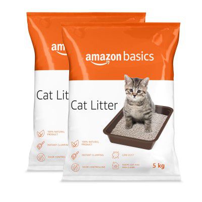 Scoopable Smart Bentonite Cat Litter, 5Kg Pack of 2