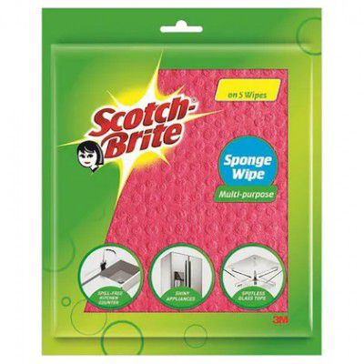Scotch-Brite Assorted Sponge Wipe 5 pcs