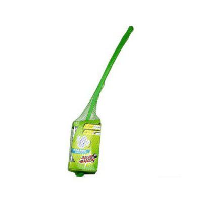 Scotch-Brite Plastic Double Sided Hockey Toilet Brush, Green