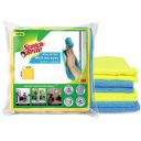 Scotch-Brite Microfiber Cloth/Wipe for Home, Kitchen, Appliance, Car cleaning pack of 4 pcs (40 cm x 40 cm, 340 GSM) ,Multicolor...