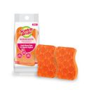 Scotch-Brite Scrub Dots Non-Scratch Sponge, Suitable for Ceramics and Non-Stick Ware, rinses Clean and Stays Odor Free (2 Pieces)...