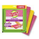 Scotch-Brite Sponge Wipe Resusable Kitchen Cleaning Sponge- Easy to use, Multi- color & Biodegradable (pack of 3)...