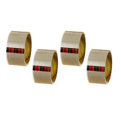 Scotch Packing Tape 2x50m Clear (Pack of 4)