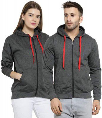Scott International Couples Combo of Cotton Sweatshirt with Zip