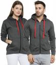 Scott International Couples Combo of Cotton Sweatshirt with Zip...