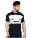 Scott International Men's Rich Cotton Regular Fit Striper Polo T-Shirt, T-Shirts for Men, Collar T Shirts for Men, Polo T Shirts for Men, T Shirt for Men Cotton, Polo T Shirt…...