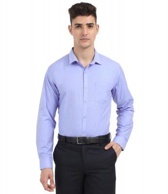Scott International Shirt for Men, Solid Full Sleeves Shirt, Wrinkle Free Mens Shirts, Cotton Formal Shirts, Regular Fit Stylish Mens Shirt