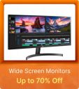 Premium and Smart Wide Screen Monitors @ upto 70% off on Flipkart Big Billion Days Sale...