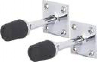 Screwtight Z230101CP-2 Classy Door Mounted Door Stopper  (Silver)