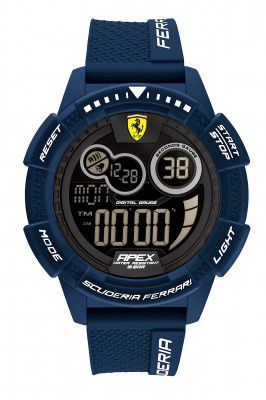Scuderia Ferrari APEX SUPERFAST Digital Black Dial Mens Watch-0830858