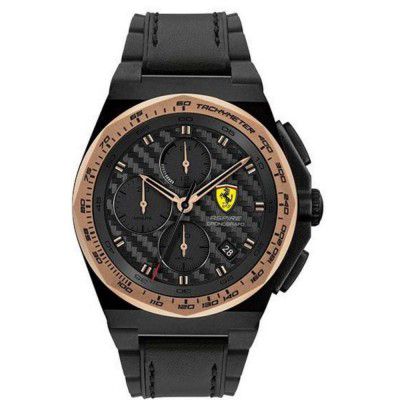 Scuderia Ferrari Aspire Analog Black Dial Mens Watch-0830867