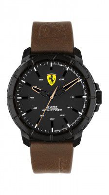 Scuderia Ferrari Forza Evo Analog Black Dial Mens Watch-0830902