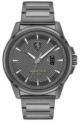 Scuderia Ferrari Grand Tour Analog Gray Dial Mens Watch-0830836