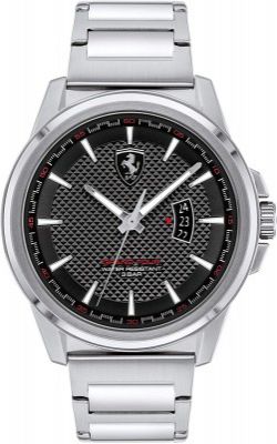 Scuderia Ferrari Grand Tour Analog Black Dial Mens Watch-0830834