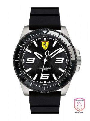 SCUDERIA FERRARI Men Black Analogue Watch 830464