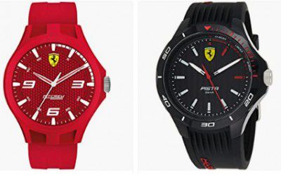 Scuderia Ferrari Men's Watch Min.60% Off