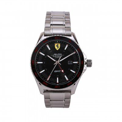 Scuderia Ferrari Pilota Evo Analog Black Dial Mens Watch-0830811