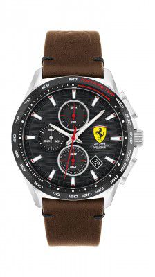 Scuderia Ferrari Pilota Evo Analog Black Dial Mens Watch-0830879