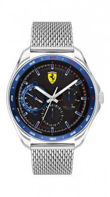 Scuderia Ferrari Speedracer Analog Black Dial Mens Watch-0830685