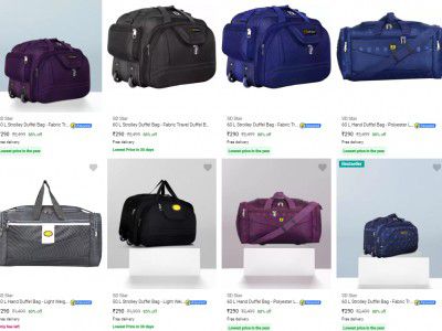 Sd Star Duffel Bags Start at Rs 212| Upto 93% Off