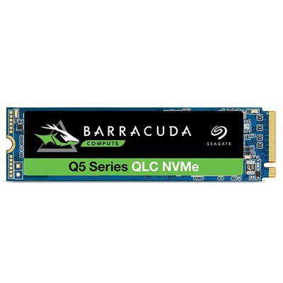 Seagate Barracuda Q5 SSD 1TB up to 2400 MB/s - Internal M.2 NVMe PCIe Gen3 ×4, 3D QLC for Desktop or Laptop, 1-Year Rescue Services (ZP1000CV3A001)