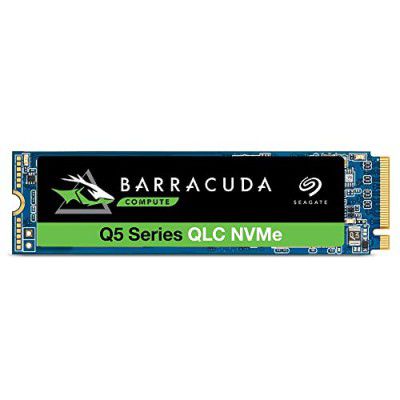 Seagate Barracuda Q5 SSD 500GB up to 2400 MB/s - Internal M.2 NVMe PCIe Gen3 ×4, 3D QLC for Desktop or Laptop, 1-Year Rescue Services (ZP500CV3A001)