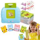 SEAHELTON Flash Cards for Kids Talking English Words Flash Cards Preschool Electronic Reading Early Talking Flashcards Toy for Kids - 112 pcs Card (Card Early Education Device)...