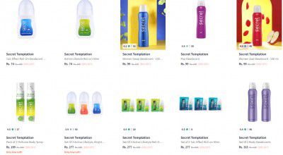 Secret Temptation Deodorant starts ₹112 | Upto 55% Off