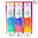 Secret Temptation Te Amo Aqua, Breeze and Pearl No Gas Deodorant Perfume Body Spray, Pack of 3 (120ml each)...