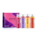 Secret Temptation Travel Pack with Pink, Romance, Mystery and Passion Mini Deodorant for Women,Pack of 4 (50ml each)...