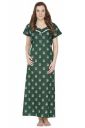 Secret Wish Cotton Solid Maxi Nighty...