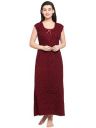 Secret Wish Womens Cotton Maternity Nighty...