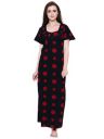 Secret Wish Womens Printed Woolen Nighty Woolen Nighty/Nightwear/Multicolor Nighty NT-E126...